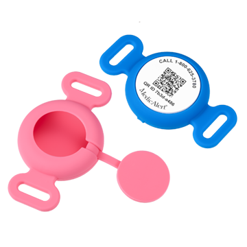 QR Code Medical ID Tag without Location Tracker